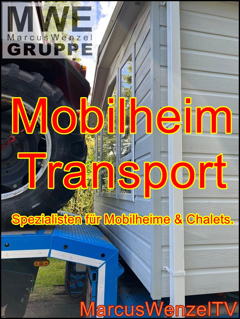 Transport Eck-Chalets mit Zerlegung & Zusammensetzung | EU-weit | MWE-GRUPPE