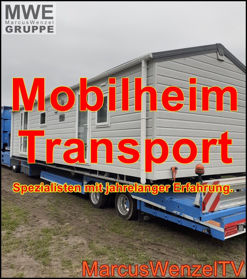 Mobilheim & Chalet Transport | MWE Spezialisten zum Festpreis ALL IN